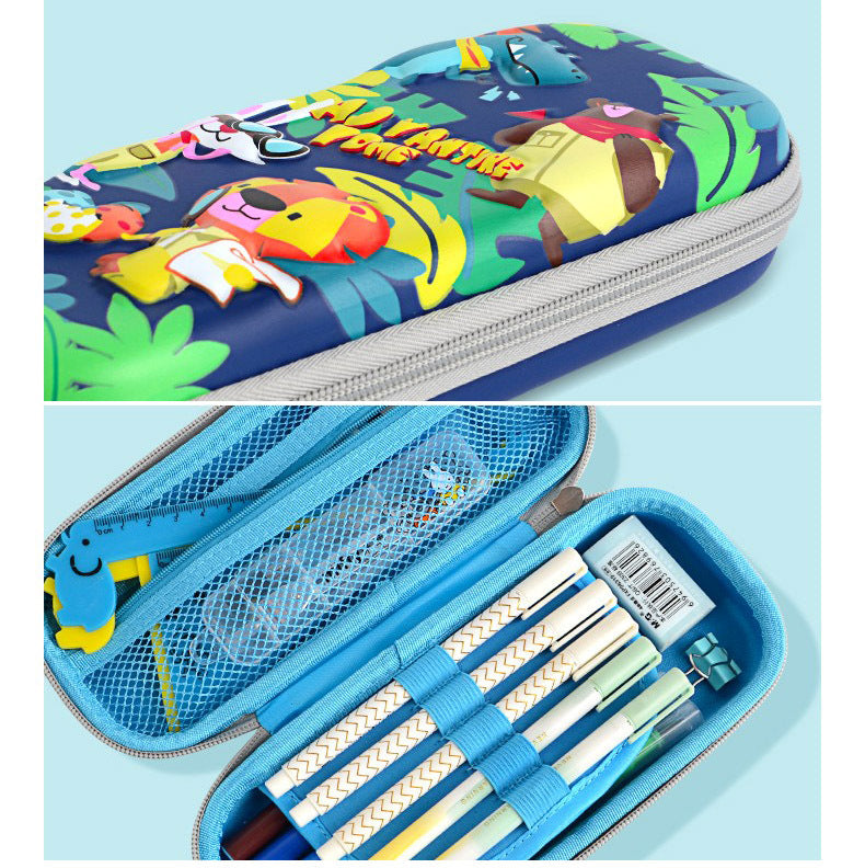 3D Dinosaur Pencil Box Case Storage Organiser