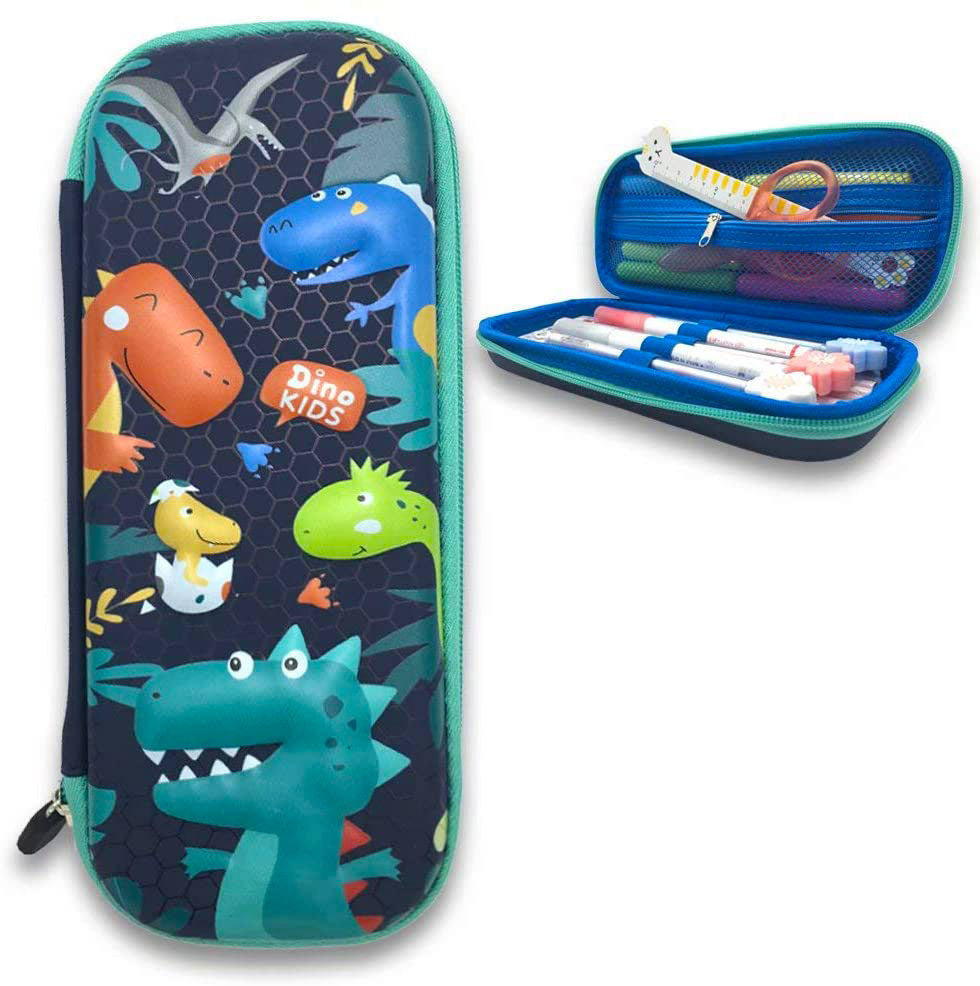 3D Dinosaur Pencil Box Case Storage Organiser