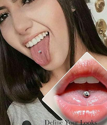 925 Sterling Silver Body Piercing Barbell Hypoallergenic Tongue Navel Jewellery