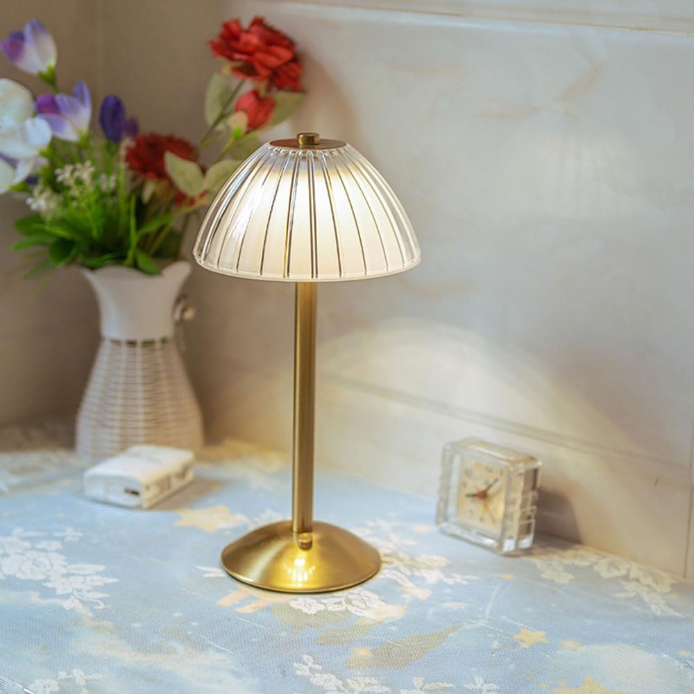 Luxe Crystal Touch Sensor Table Lamp Rechargeable LED Cordless Dimmable Light