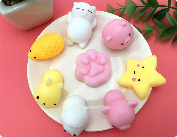 5 x Adorable Animal Squishes (Cute Cats)