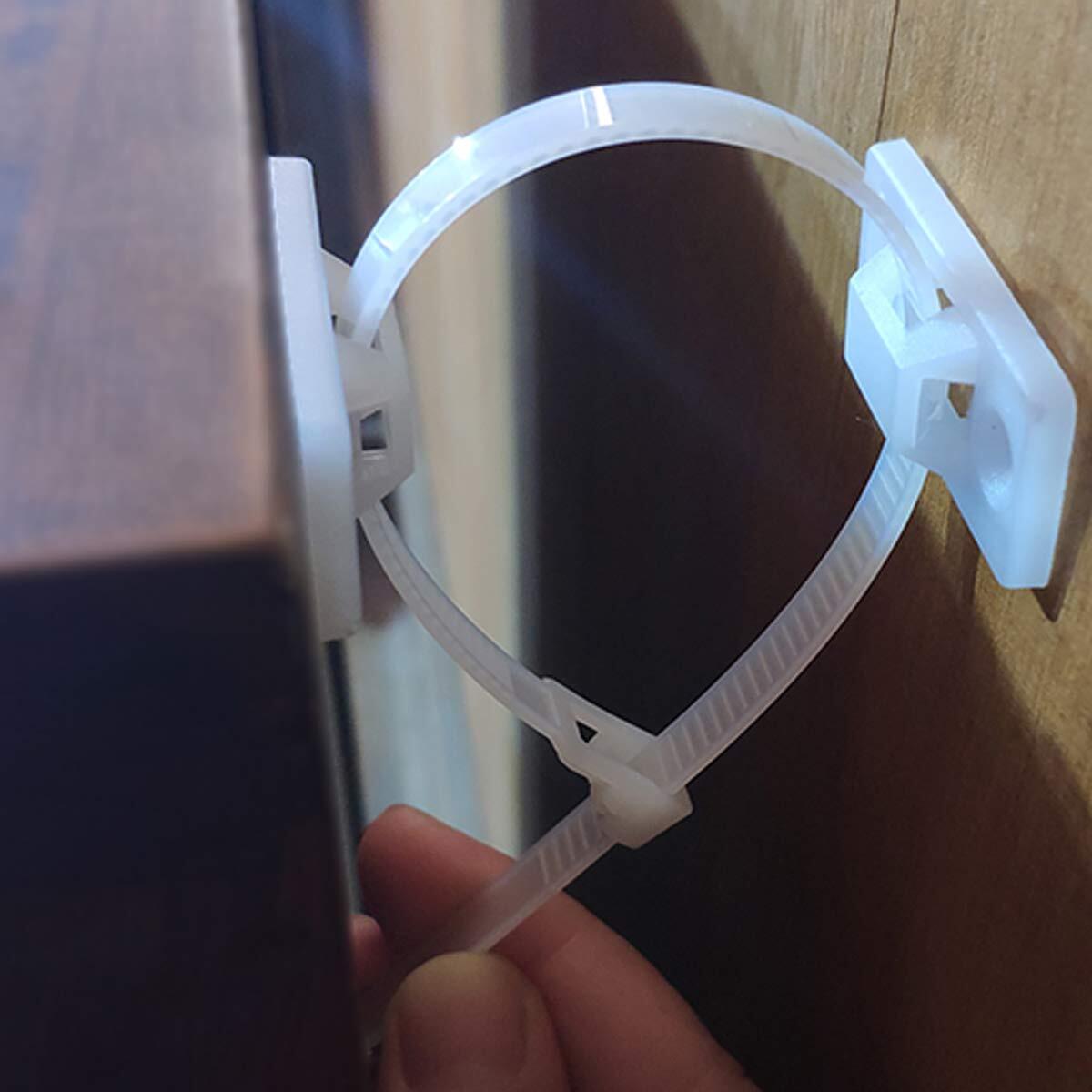 Anti-tip Furniture Safety Straps Wall Secure Anchors Baby Proofing Kit