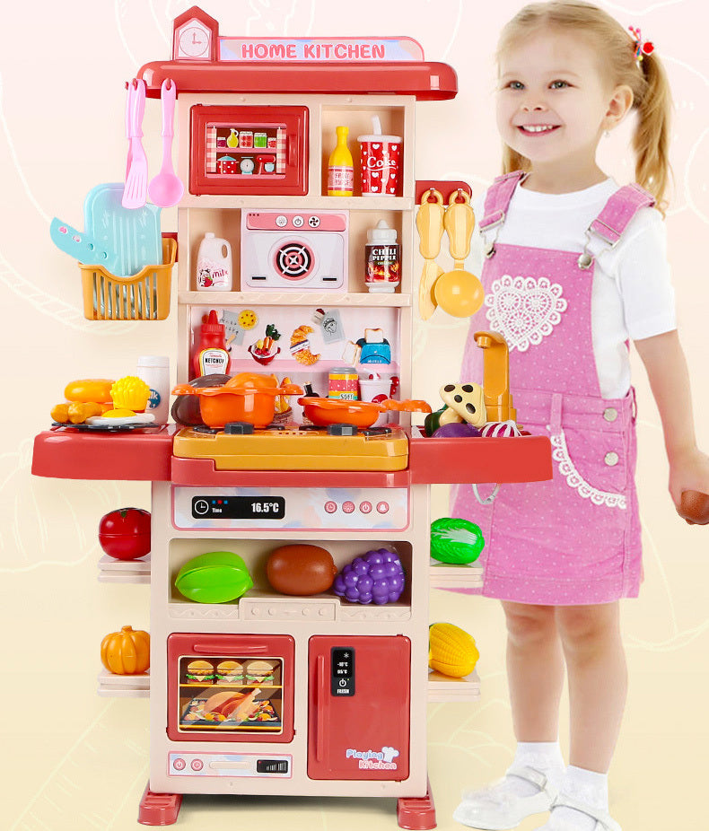 Multifunction Kitchen Kids Pretend Play Toy Set