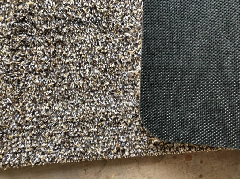 Super Absorbent Clean Step Mat Microfibre Doormat Traps Dirt Water (Brown)
