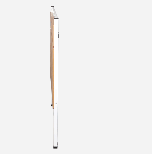 Express Folding Desk with Shelf (White)