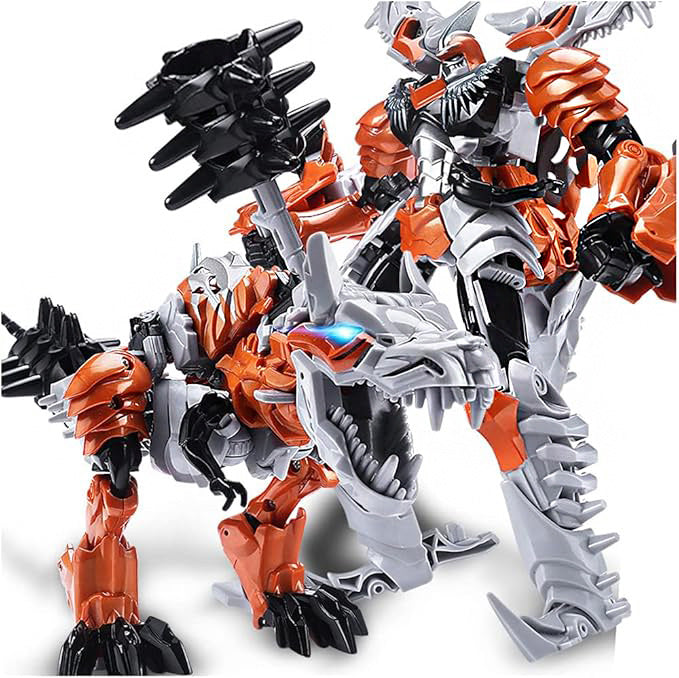 2 in 1 Robot Dinosaur Transformer Action Figure Toy