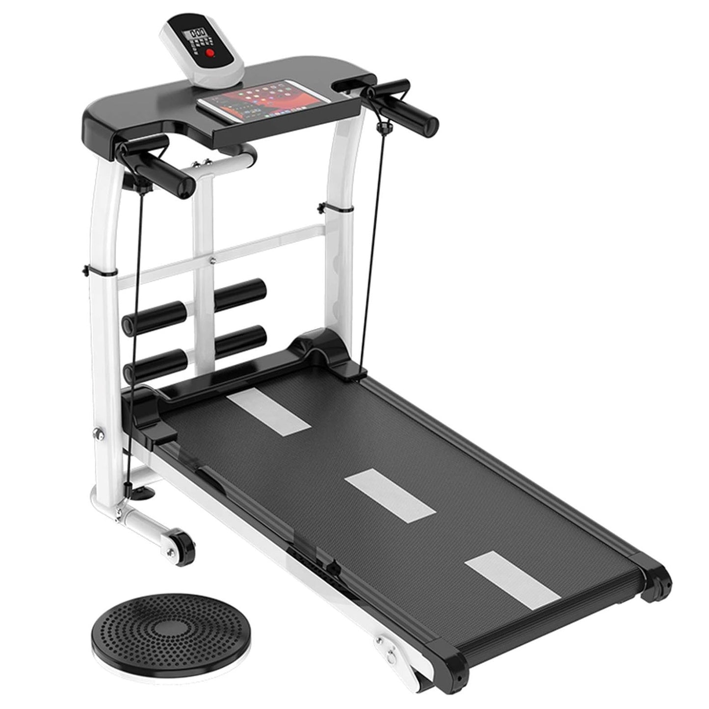 3 in 1 Multifunction Manual Treadmill, Sit Up, Waist Twister Exercise Machine