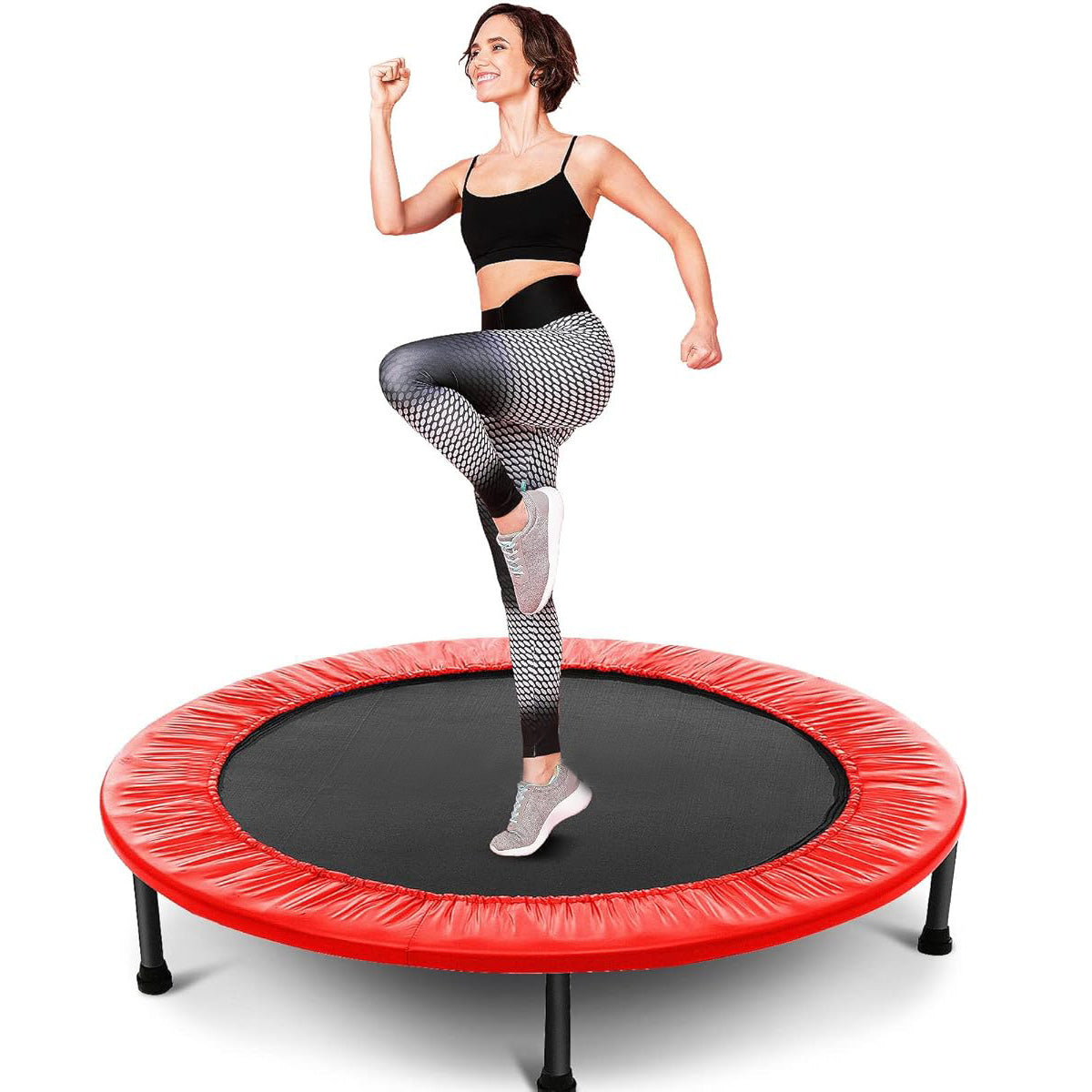 40" Mini Trampoline Home Fitness Gym (Red)