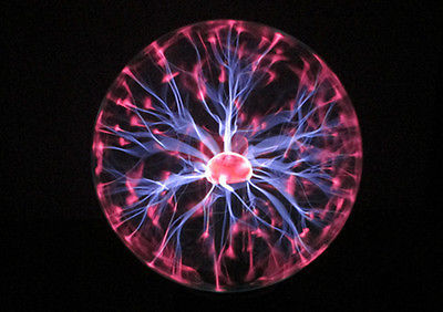 Magical Plasma Ball Night Light Lamp 5-Inch Touch Decor Globe