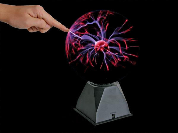 Magical Plasma Ball Night Light Lamp 5-Inch Touch Decor Globe