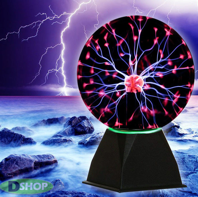 Large 8-inch Magical Plasma Ball Night Light Lamp Decor Globe