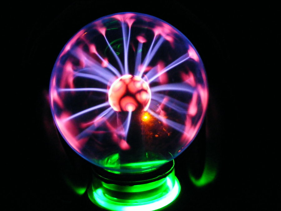 Large 8-inch Magical Plasma Ball Night Light Lamp Decor Globe