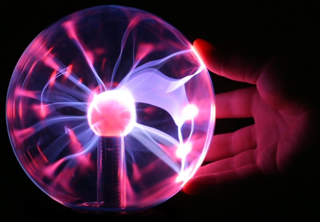 Large 8-inch Magical Plasma Ball Night Light Lamp Decor Globe