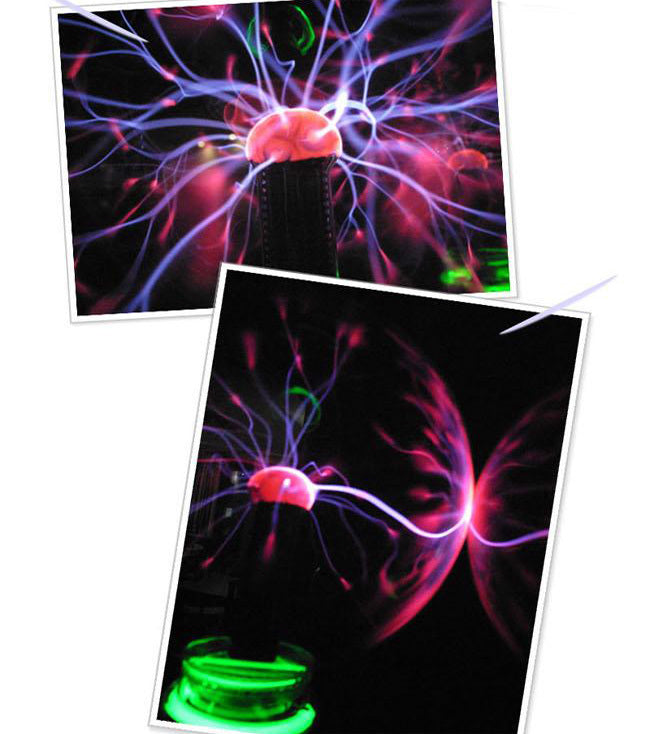 Large 8-inch Magical Plasma Ball Night Light Lamp Decor Globe