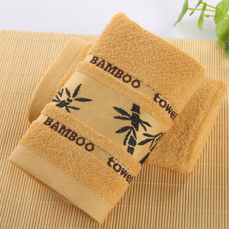 Bamboo Face Hand Towel (Gold Caramel)