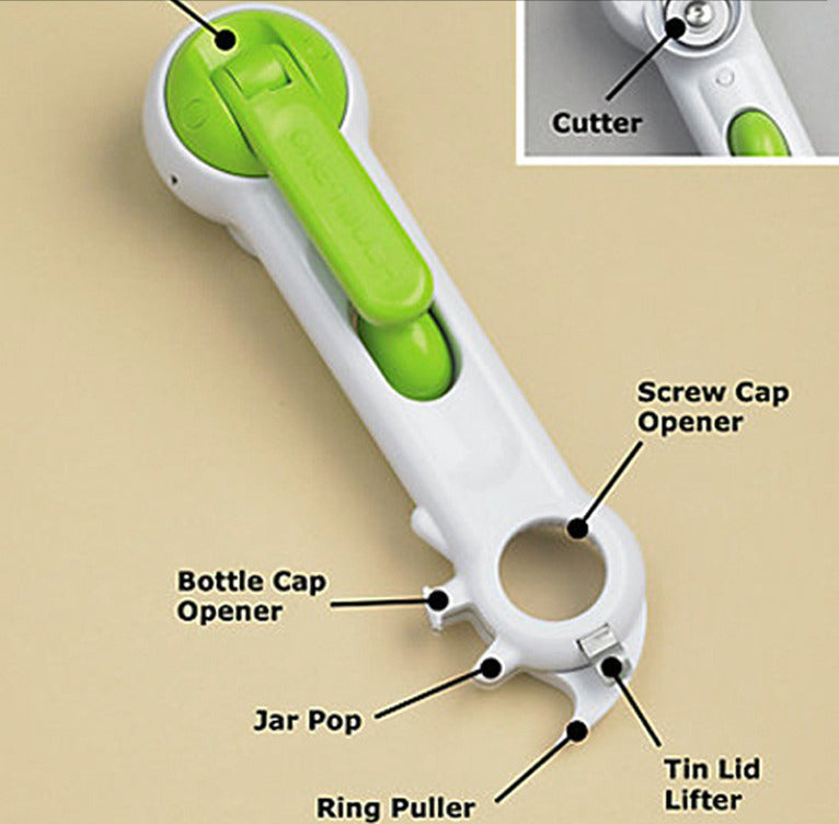 7 In 1 Kitchen Tool Can Jar Bottle Tin Opener