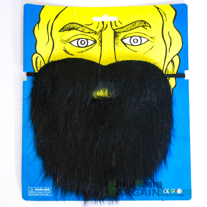 Realistic Fake Beard & Moustache Set