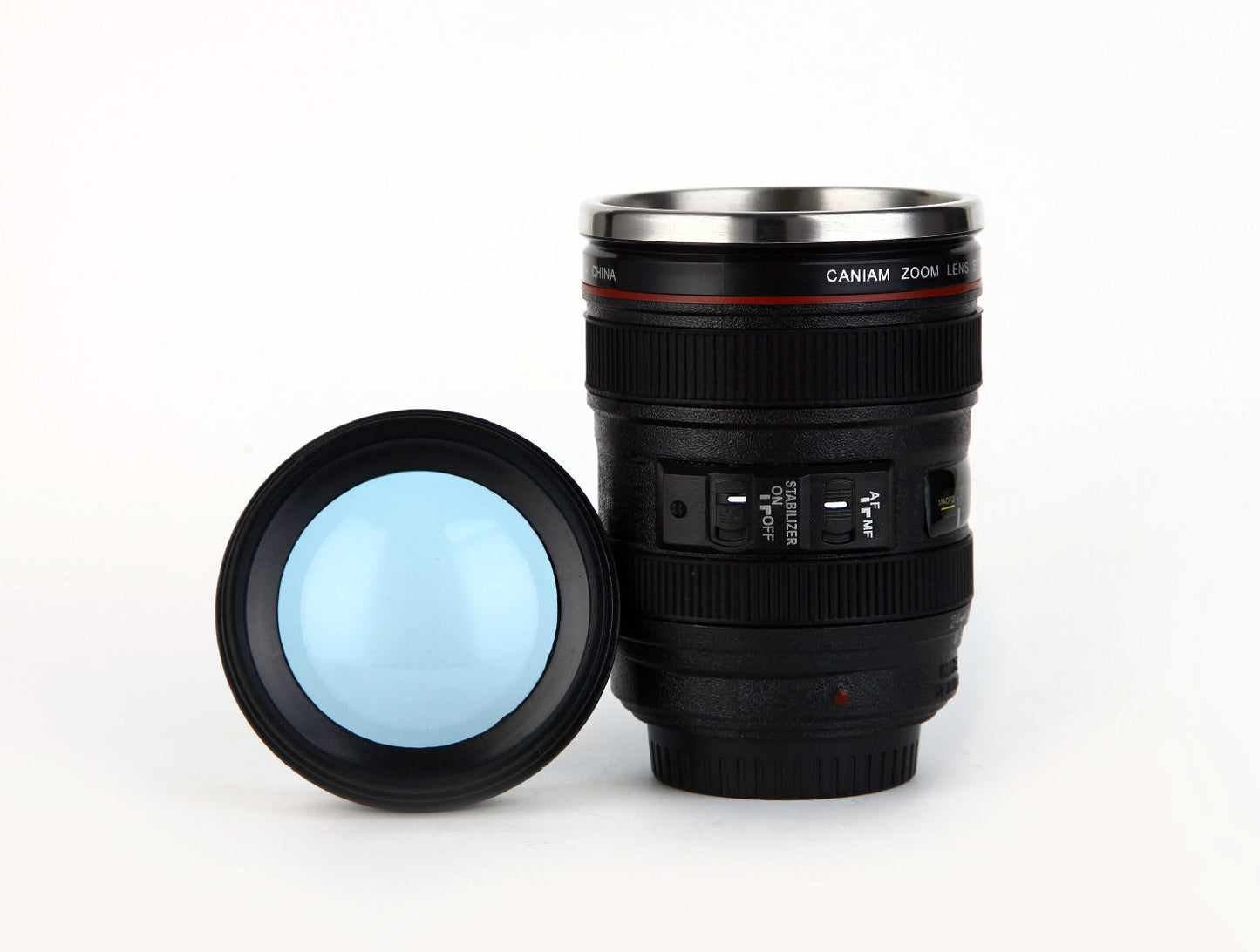 Camera Lens Stainless Steel Cup Mug