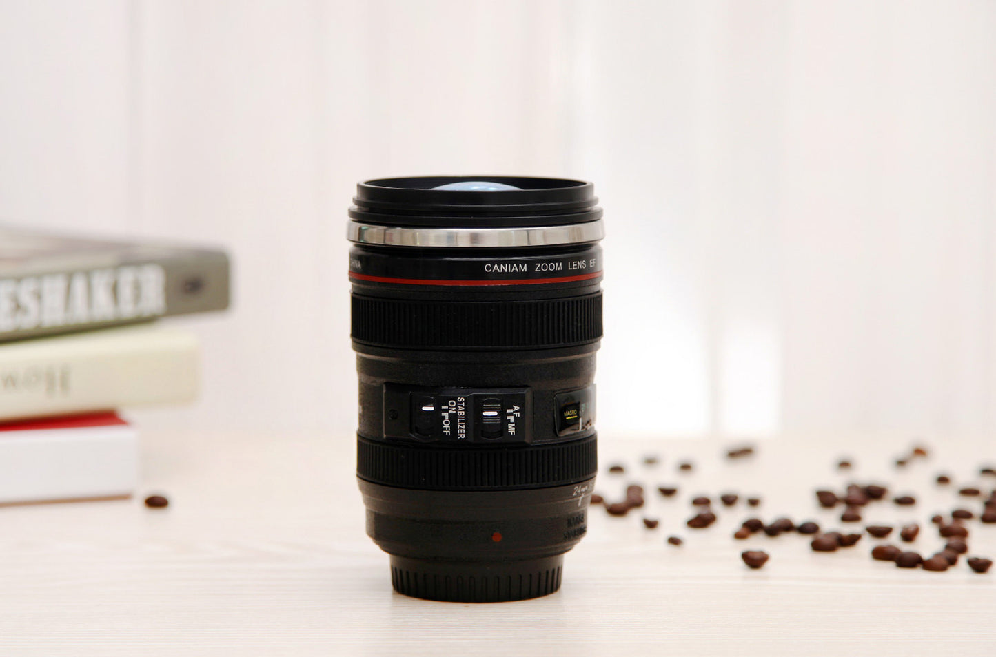 Camera Lens Stainless Steel Cup Mug