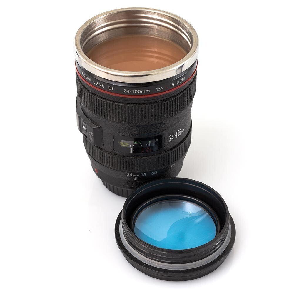 Camera Lens Stainless Steel Cup Mug