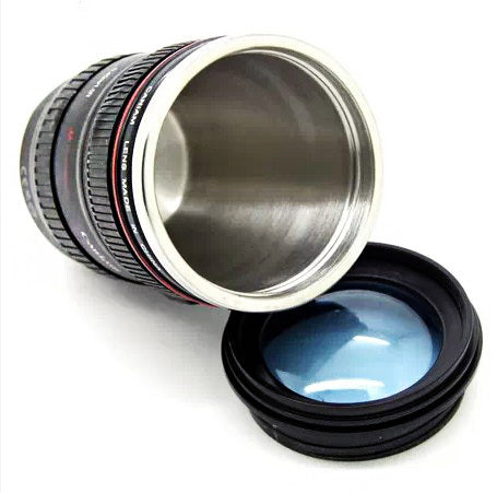 Camera Lens Stainless Steel Cup Mug