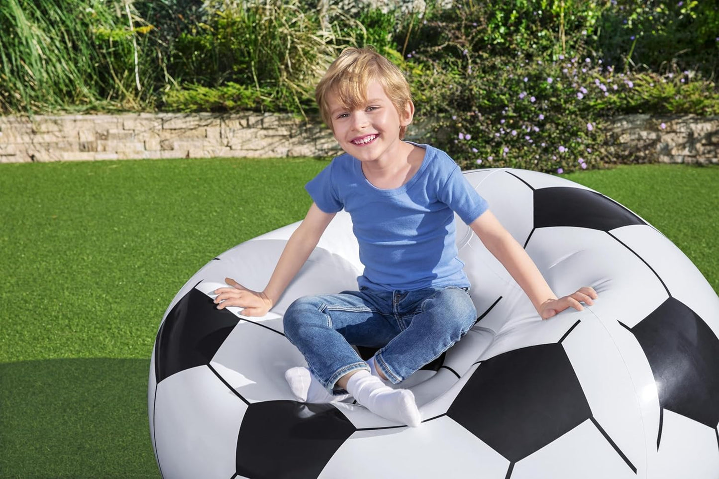 Bestway Inflatable Football Sofa Soccer Ball Chair