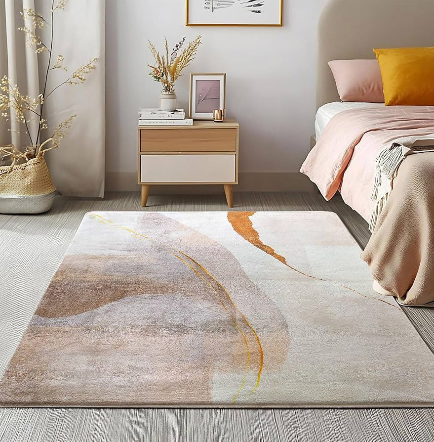 Lush Plush Essence Bedroom/Living Room Cotton Carpet Area Rug (200 x 140)