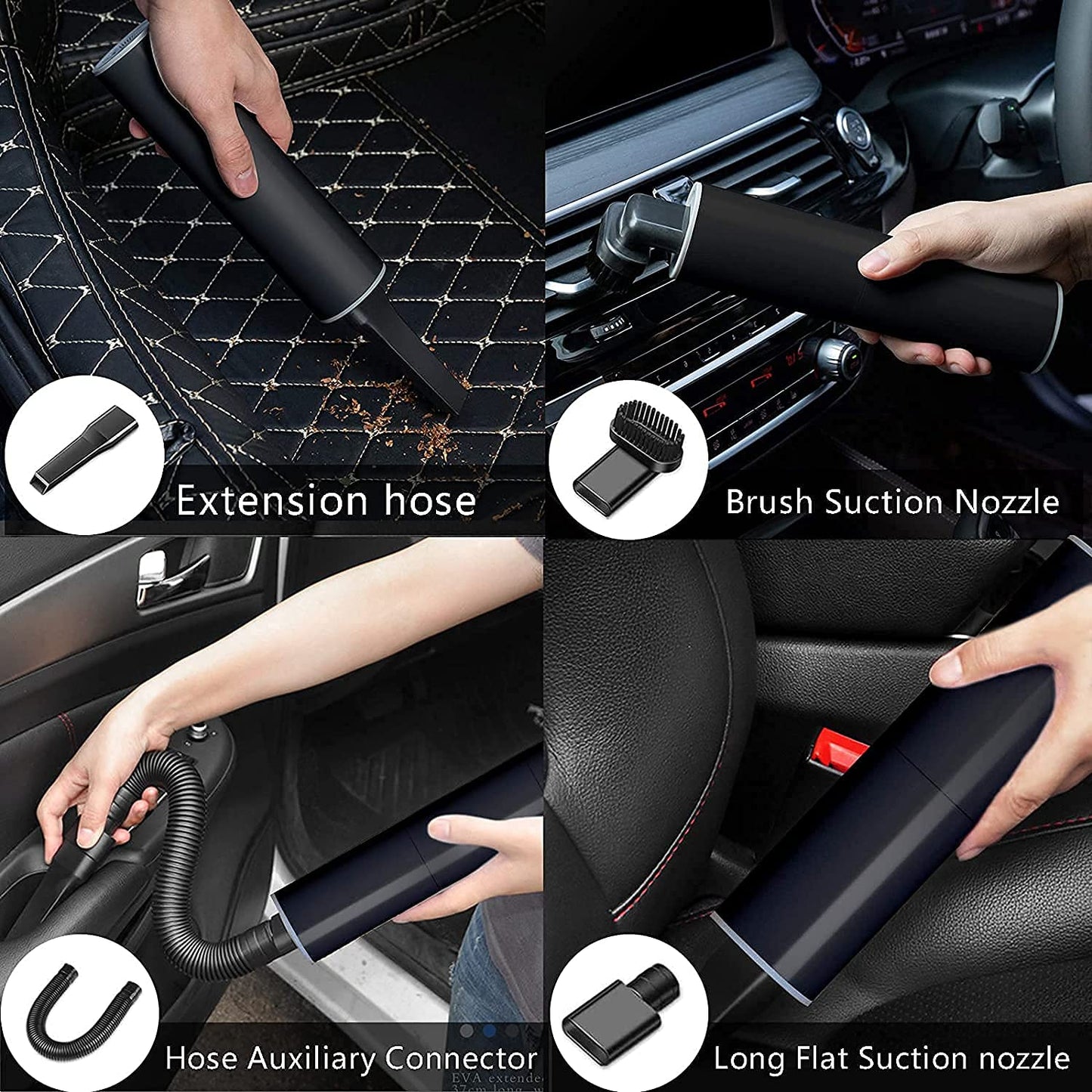 7000PA 120W Suction Portable Car Handheld Vacuum Cleaner