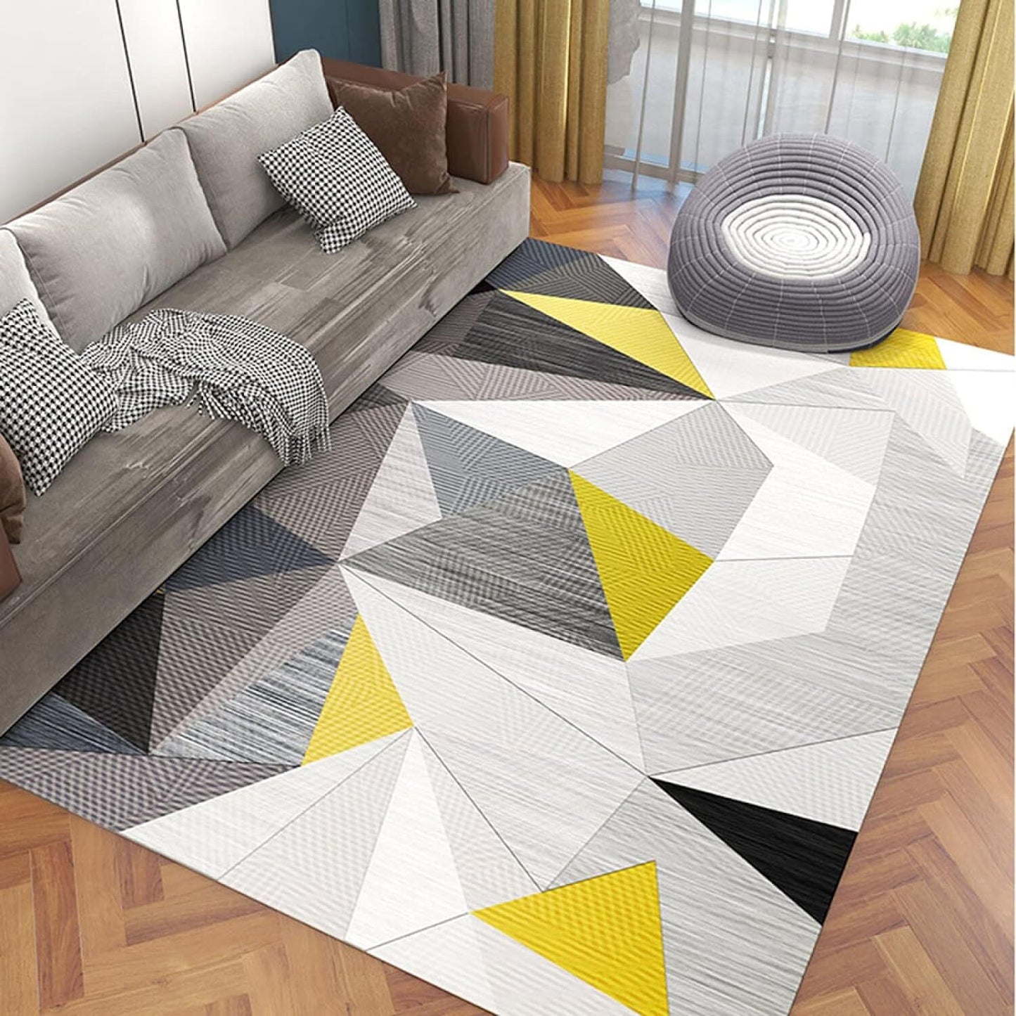Zest Designer Modern Rug Carpet Mat (160 x 120)