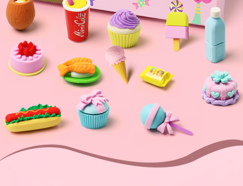 Candy Palace Eraser Set - 23 Erasers