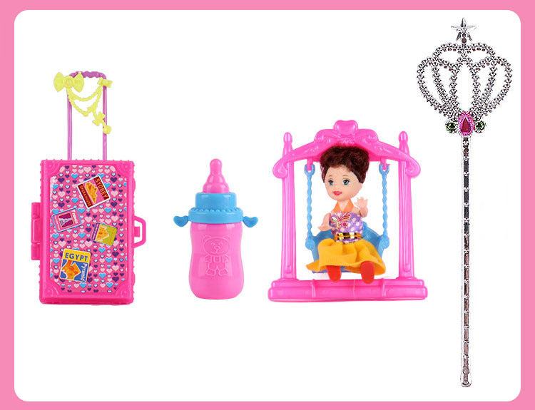 Large Dolls & Clothes Girls Play Gift Set