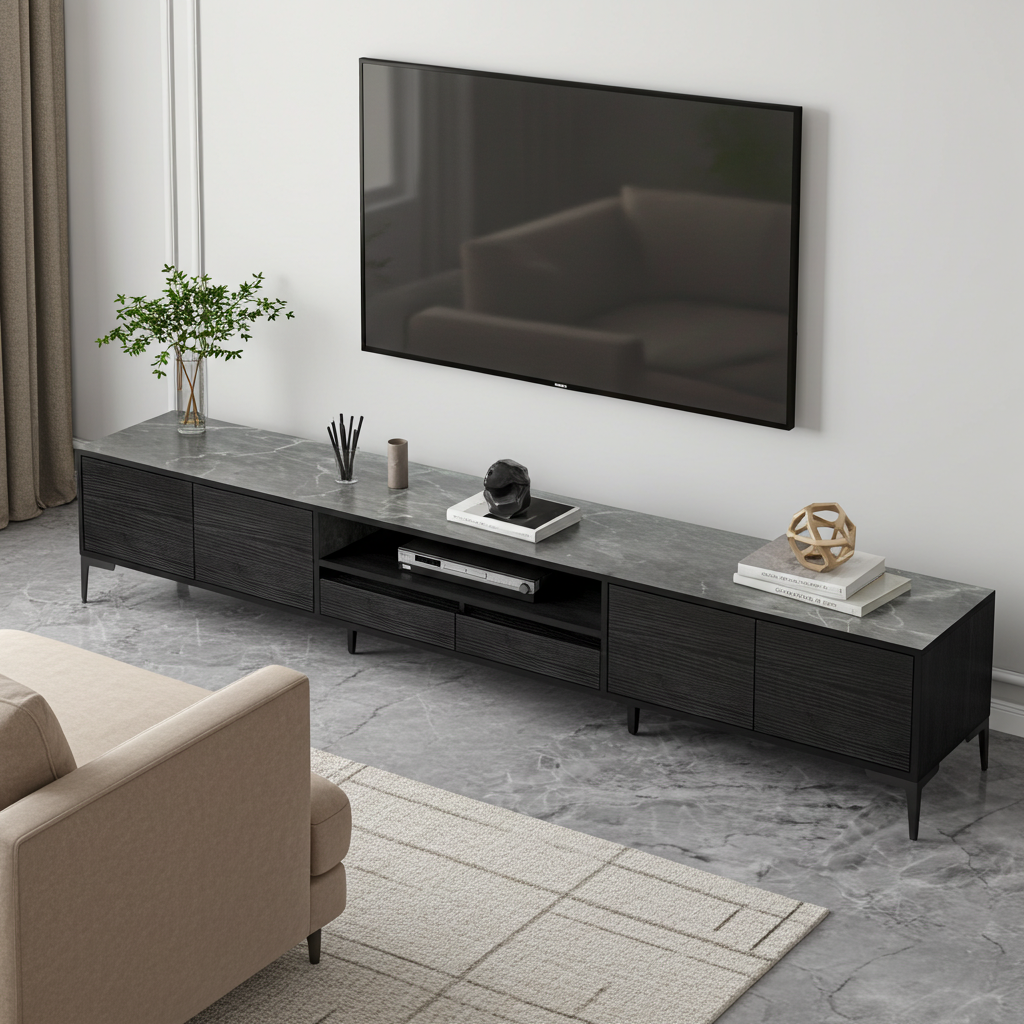 2m Minimalist TV Cabinet Entertainment Unit 200cm
