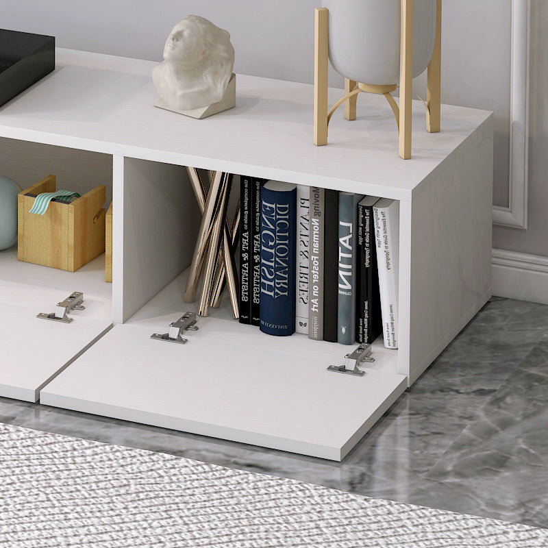 2m Lusso Designer Wooden TV Cabinet Entertainment Unit 200cm (White)