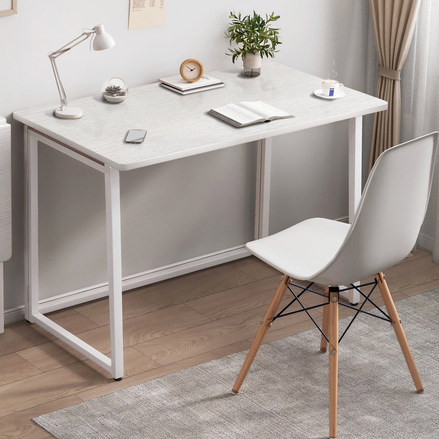 Wizard Folding Table Desk (White)