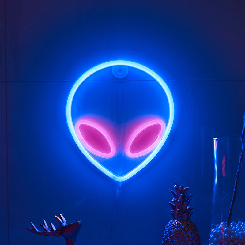 Alien Neon Light Sign LED Lamp Decor