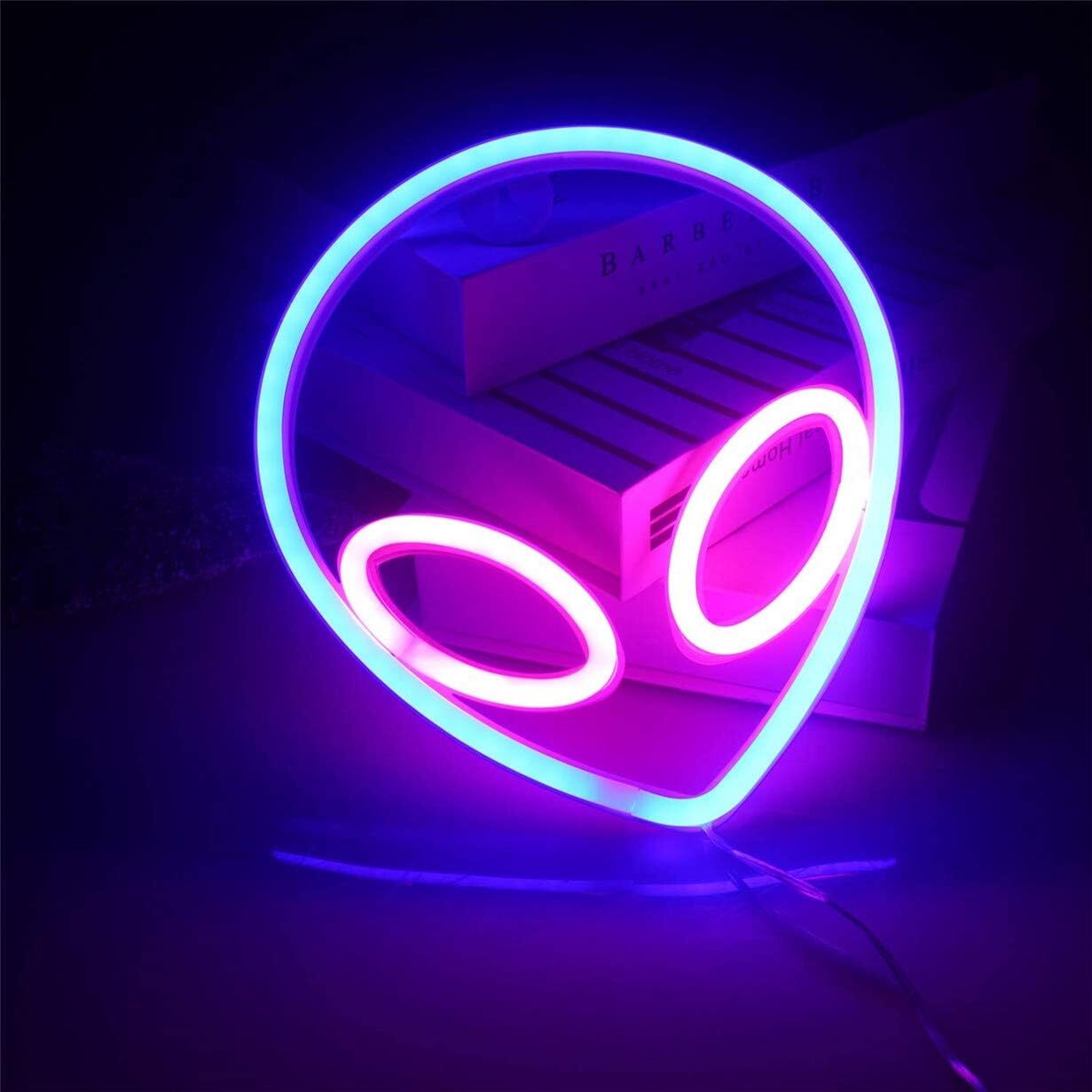 Alien Neon Light Sign LED Lamp Decor