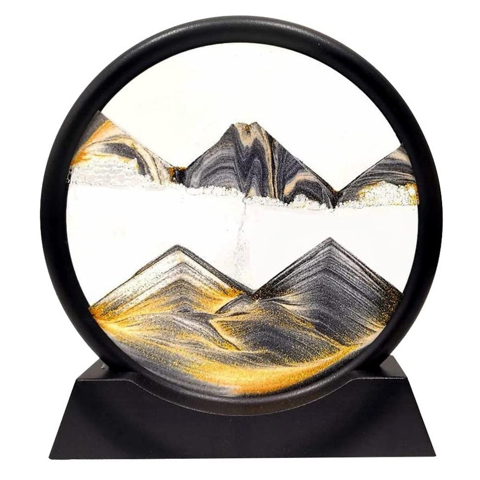 Moving Sand Art Sandscape 3D Painting Decor Ornament Cool Gift