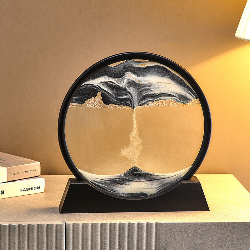 Moving Sand Art Sandscape 3D Painting Decor Ornament Cool Gift