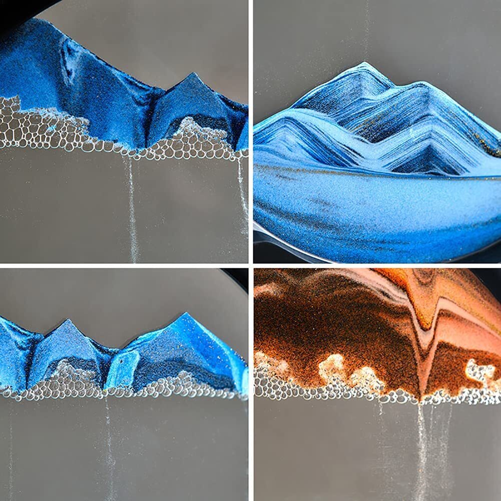 Moving Sand Art Sandscape 3D Painting Decor Ornament Cool Gift
