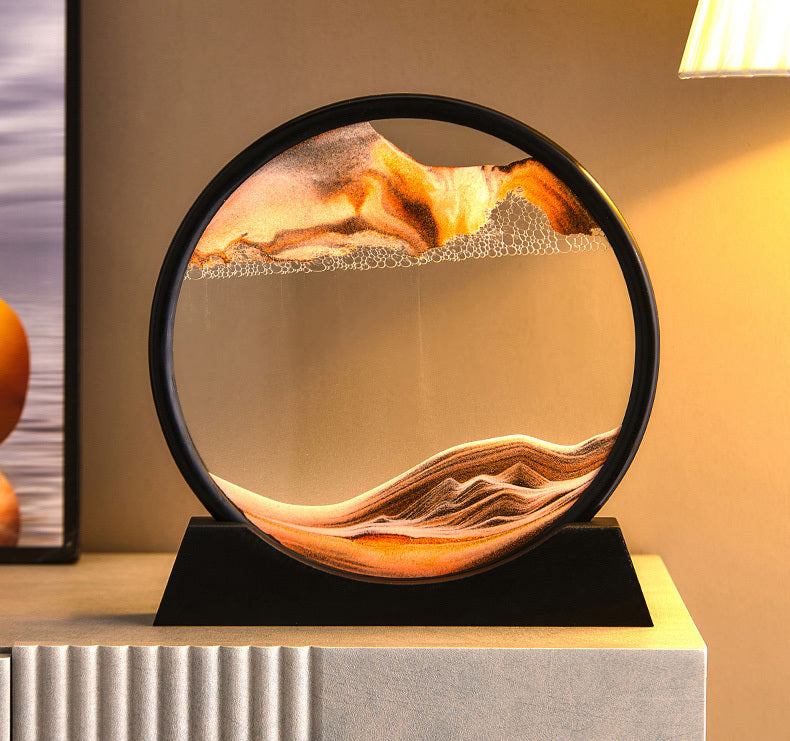 Moving Sand Art Sandscape 3D Painting Decor Ornament Cool Gift