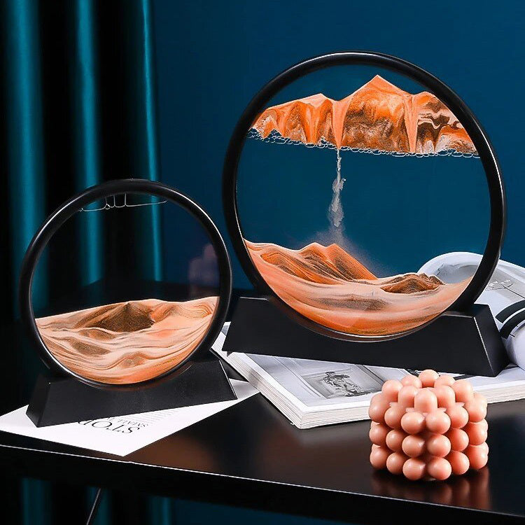 Moving Sand Art Sandscape 3D Painting Decor Ornament Cool Gift