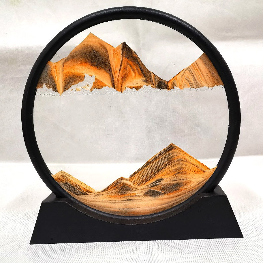 Moving Sand Art Sandscape 3D Painting Decor Ornament Cool Gift