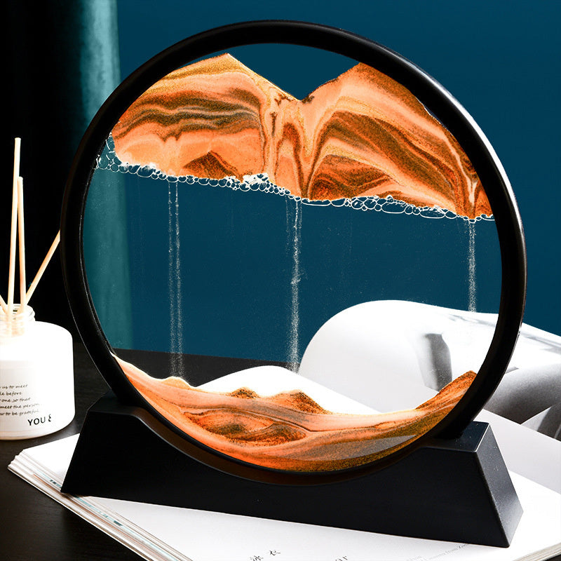 Moving Sand Art Sandscape 3D Painting Decor Ornament Cool Gift