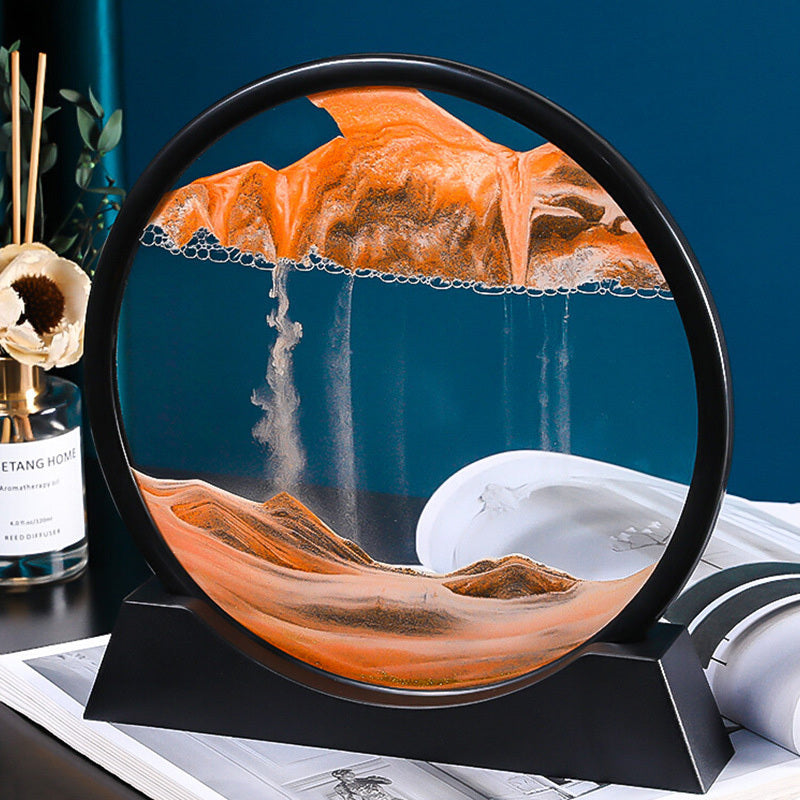 Moving Sand Art Sandscape 3D Painting Decor Ornament Cool Gift