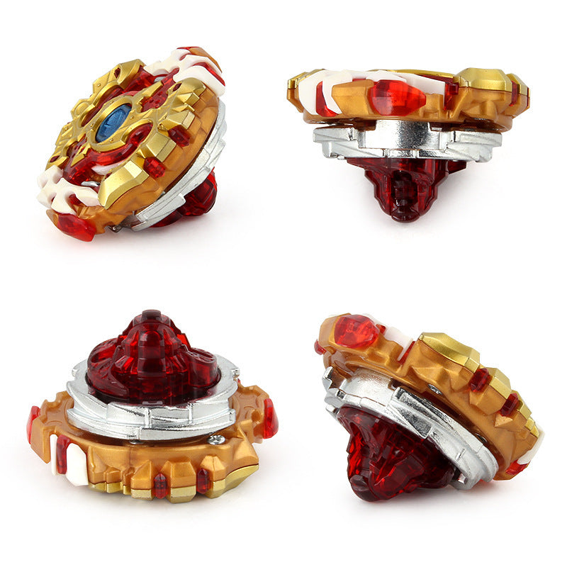 Metal Blade Burst Battle Gyro Spinning Top and Two-Way Launcher Set