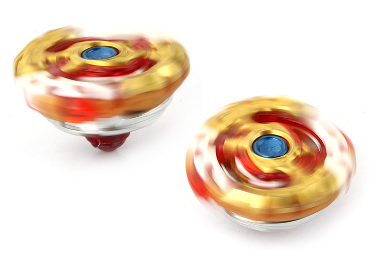 Metal Blade Burst Battle Gyro Spinning Top and Two-Way Launcher Set