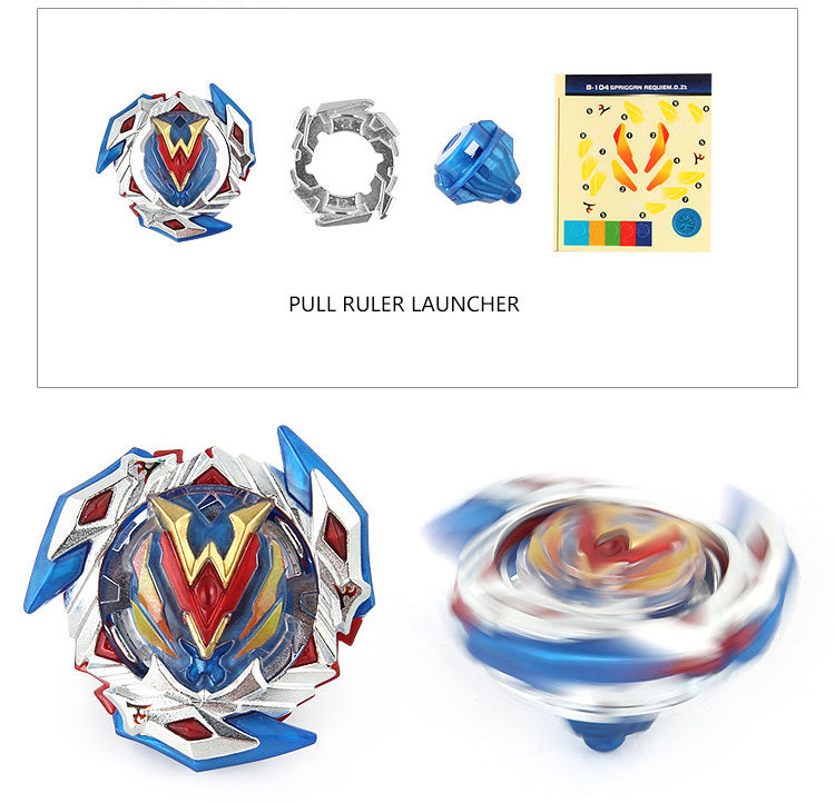 Metal Bey Burst Battle Gyro Spinning Top and Launcher Set