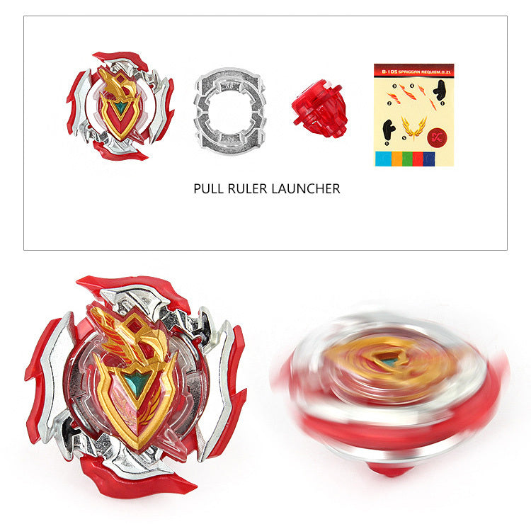 Metal Bey Burst Battle Gyro Spinning Top and Launcher Set