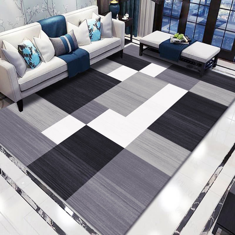 XL Extra Large Check Rug Carpet Mat (300 x 200)