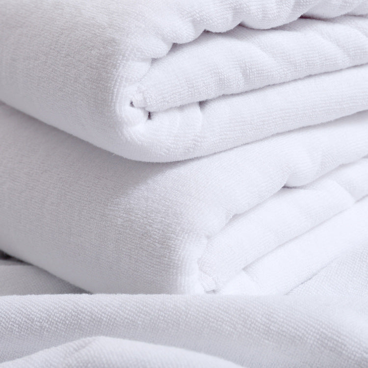 Luxury Hotel 100% Cotton White Bath Towel